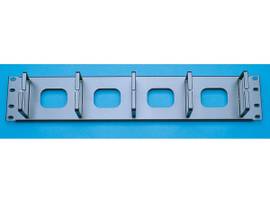 LEGRAND-ORTRONICS PNL,WIRE MGT,3.5X19 2X3, CUT-OUTS,P,BK