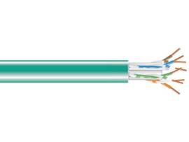 CAT6A 650-MHz Solid Bulk Cable UTP CMP Plenum GN 1000FT Spool