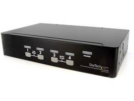 4 PORT 1U RACKMOUNT USB KVM SWITCH