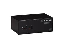 BLACK BOX 2 PORT, DUAL HEAD, DP1.2, USB3, AUDIO KVM SWITCH, EDID