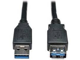 TRIPP LITE 6FT USB 3.0  EXTENSION  AA M/F BLACK 6