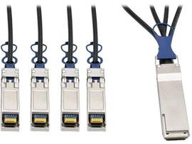 TRIPP LITE BREAKOUT QSFP+ TO X4 SFP+ 2 M 6.5 FT.