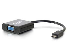 C2G USB C TO VGA VIDEO ADAPTER BLACK