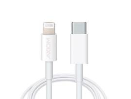 AXIOM LIGHTNING TO USB-C M/M ADAPTER CABLE - WHITE 3FT