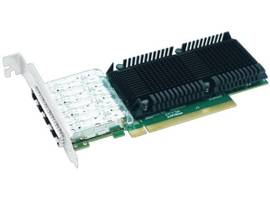 AXIOM 25GBS QUAD PORT SFP28 PCIE 4.0 X16 NIC CARD - PCIE4-4SFP28-AX