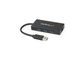 PORTABLE USB 3.0 HUB W/ GIGABIT ETHERNET