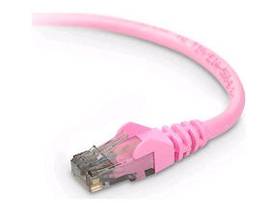 BELKIN CAT6 SNAGLESS PATCH CABLE RJ45M;7 PINK