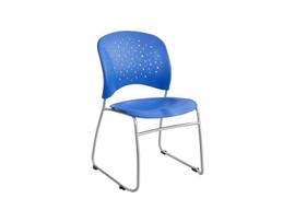 SAFCO REVE SLED CHAIR RD BACK BLU 2E (Sold as Case Pack of 2)