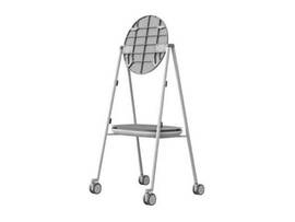 MOBILE STAND DESIGNED SURFACE GRY/WHT