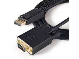 3ft/1m Active DisplayPort to VGA cable HBR2 | 2048x1280/1080p 60Hz | EDID/DDC -