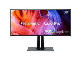 VIEWSONIC 38IN CURVED ULTRA-WIDE WQHD COLORPRO IPS MONITOR USB TYPE C 3840X1600