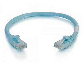 C2G 75FT CAT6A SNAGLESS UTP CABLE-AQUA