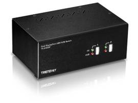 TRENDNET 2-PORT DUAL MONITOR DISPLAY PORT KVM SWITCH
