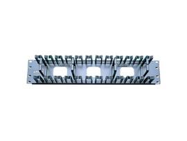 LEGRAND-ORTRONICS PNL,WIRE MGT,3.5X19 2X4,CUT-OUTS,P,BK
