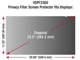 23 PRIVACY FILTER SCN PROTECTOR 16:9 LCD
