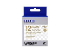 CLEAR TAPE 12MM GOLD/CLEAR