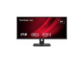 VIEWSONIC 34IN UWQHD ERGONOMIC 21:9 CURVED DOCKING MONITOR WITH 100W USB C AND RJ45,3440 X 1440 RESOLUTION.