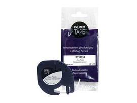 NU-TONE DYMO A16952 PLASTIC LABEL COMPATIBLE BLACK/CLEAR 12MM