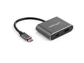 2-in-1 USB-C multiport video adapter 4K 60Hz Mini DisplayPort 1.2 or HDMI 2.0 -
