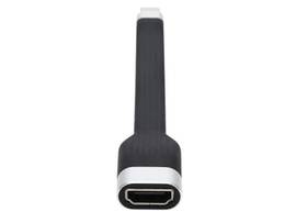 USB C to HDMI Adapter Cable Flat 4K 60Hz UHD M/F Black 5in