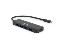 ROCSTOR PREMIUM USB-C TO 4K@60HZ HDMI, 3X USB TY