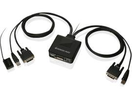IOGEAR 2 PRT USB DVI CBL KVM SWTCH