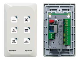 KRAMER RC-43SL US-SIZE RC-4 SL WHT BLK DESIGN FRAMES PSU POWER CORD LABELED CAPS SET SCREWDRIVER