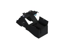 GAMBER KIT - 2021+ FORD F-150 WIDE BODY CONSOLE BOX WITH CUP HOLDER, REAR ARMREST, AND 9IN XLE