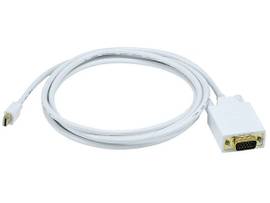 MONOPRICE 6FT 32AWG MINI DP TO VGA CABLE - WHITE