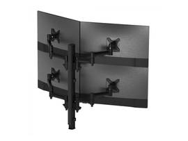 ATDEC FOUR MONITOR ARM MOUNT H BLACK