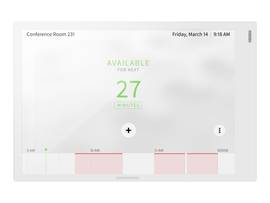 7 IN. ROOM SCHEDULING TOUCH SCREEN, WHITE SMOOTH, INCLUDES ONE TSW-770-LB-W-S LIGHT BAR