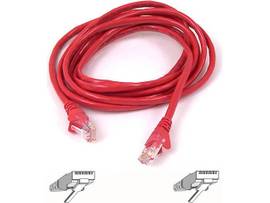 CABLE,CAT6,UTP,RJ45M/M,6 ,RED,PATCH,SNAGLESS