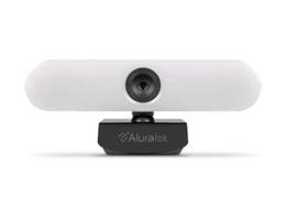 ALURATEK 4K HD RING LIGHT USB, TYPE-C WEBCAM FIXED FOCUS, DUAL STEREO MICS
