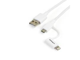 1M LIGHTNING OR MICRO USB TO USB CABLE