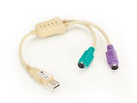 BLACK BOX CORP B TO PS2 KEYBOARDMOUSE ADAPTER USBPS2-R2
