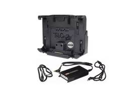 PANASONIC KIT: PANASONIC TOUGHPAD FZ-G1/G2 DOCKING STATION, DUAL RF, VESA HOLE PATTERN WITH LIND 11-16V AUTO POWER ADAPTER WITH BARE WIRE LEAD