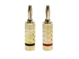 MONOPRICE PLATED SPEAKER BANANA PLUGS