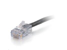 C2G QS 25FT CAT6 NON BOOTED CMP BLK