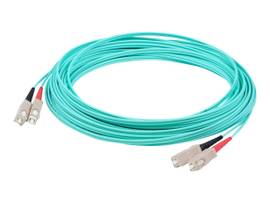 ADD-ON 1M SC M/M OM4 AQUA FIBER PATCH CBL