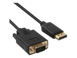 AXIOM DISPLAYPORT MALE TO VGA MALE ADAPTER CABLE 6FT