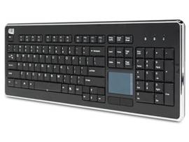 2.4GHZ WRLS TOUCHPAD KYBD CMPCT SIZE USB