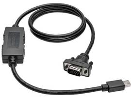 Mini DisplayPort 1.2 to VGA Active Adapter Cable, Mini DP to HD15 (M/M), 1920x12
