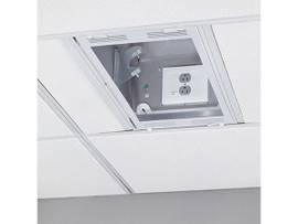 LEGRAND-CHIEF CEILING STORAGE BOX 1X2 W/POWER