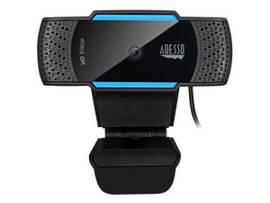 ADESSO TECHNOLOGY INC.1080P (2.0 MEGAPIXEL), H.264,  AUTO FOCUS WEBCAM WITH BUILD IN DUAL MICROPHONE & PRIVACY SHUTTER