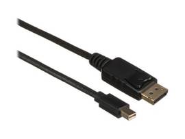 KRAMER CABLE MINI DISPLAYPORT (M) TO DISPLAYPORT(M), BLACK, 6FT