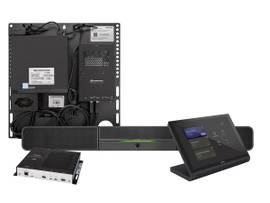 CRESTRON FLEX ADVANCED SMALL ROOM CONFERENCE SYSTEM WITH VIDEO SOUNDBAR AND ASUS MINI PC FOR MICROSOFT TEAMS ROOMS