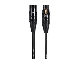 MONOPRICE STARQUAD XLR MICROPHONE CABLE 50FT BLACK