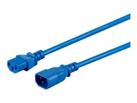 MONOPRICE 3FT 18AWG BLUE POWER EXTENSION CORD CABL