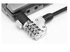 NOBLE UNIVERSAL 4-DIAL COMBINATION CABLE LOCK