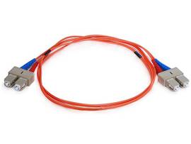MONOPRICE FIBER OPTIC CABLE - SC TO SC_ OM1_ 62.5/